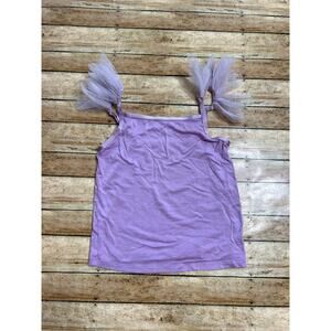 Posh Peanut Raya Purple Bamboo Tulle Tank Top Size 3/4